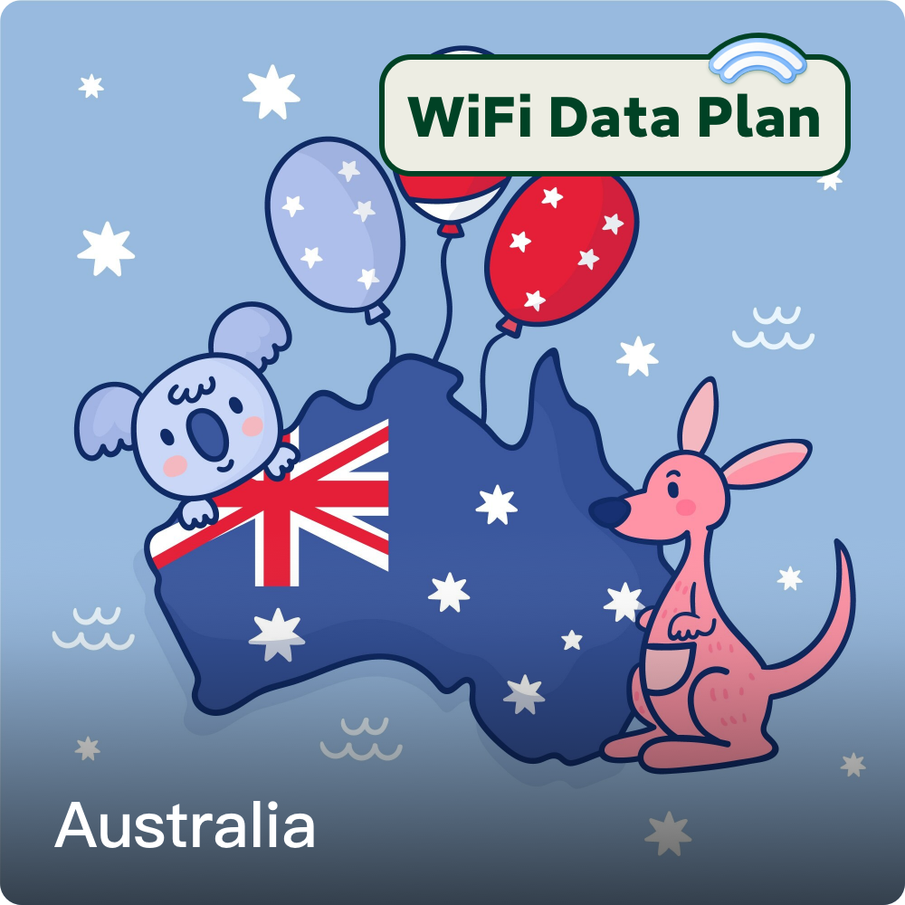 Australia WiFi Data Plans – Buy Portable WiFi Data for Travel 1 Day - 30 Days