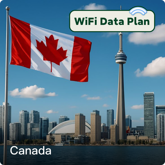 カナダのWiFiデータプラン – 旅行用ポータブルWiFiデータ購入 1日～30日
