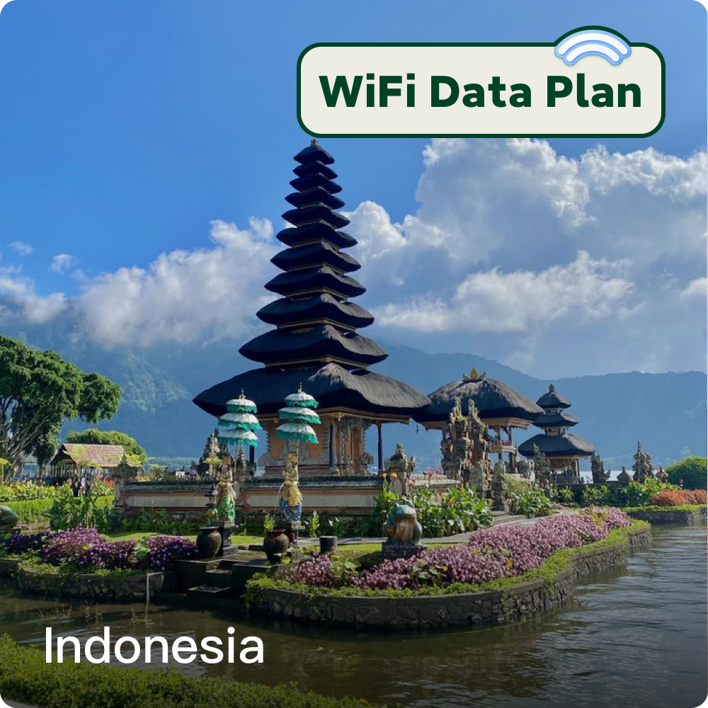 インドネシア 持ち運びWiFi向けデータプラン – オンライン購入＆チャージ 1日～30日