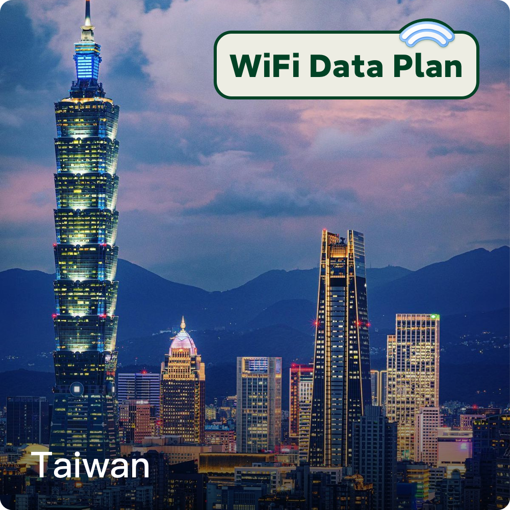台湾向けポータブルWiFiのデータプラン - オンライン購入・チャージ（1日～30日）
