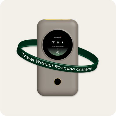 Macaroon 3 M3C Best Portable WiFi Hotspot for International Travel | Global Internet in 150+ Countries