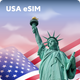 アメリカ向け 5G/4G 旅行 eSIM | 観光客向け即時有効化 | 高速無制限データ | 日常使いに最適