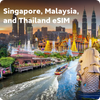 Singapore/Malaysia/Thailand Travel eSIM Instant  for Tourists | Southeast Asia Regional eSIM