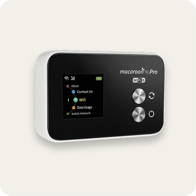 WiFi 6 Portable Travel WiFi Hotspot for Global Internet in 110+ Countries