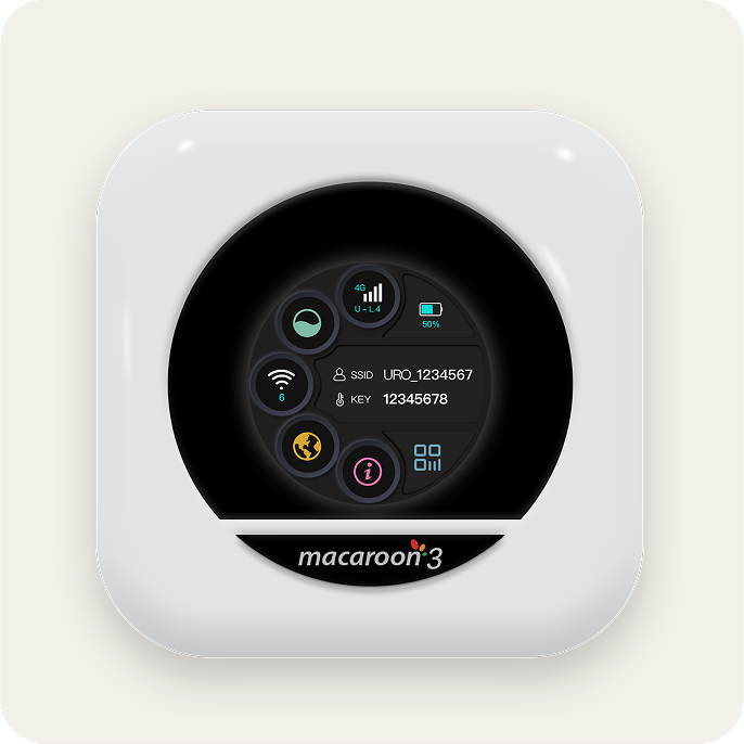 Best Portable WiFi Hotspot for International Travel | Global Internet in 150+ Countries - Macaroon 3 M3B