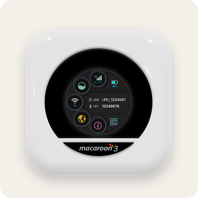 Best Portable WiFi Hotspot for International Travel | Global Internet in 150+ Countries - Macaroon 3 M3B